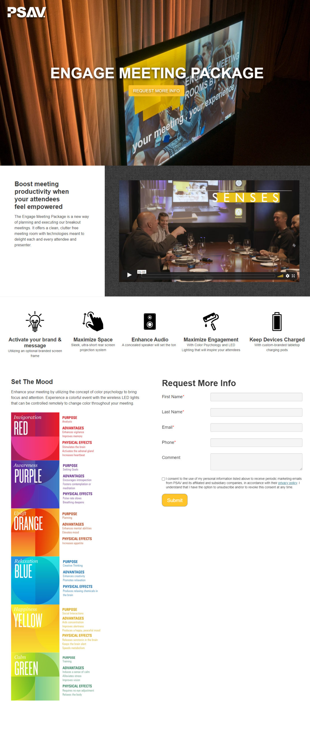 PSAV internal page